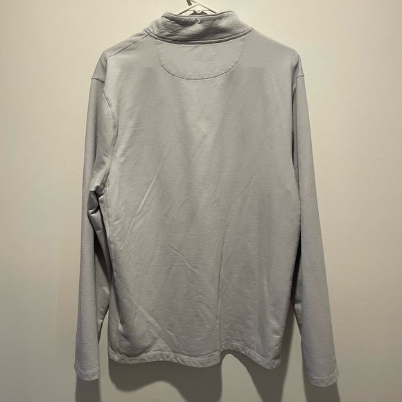 J. Crew Mens Quarter-Zip Pullover Light Gray Size XL - Picture 2 of 4